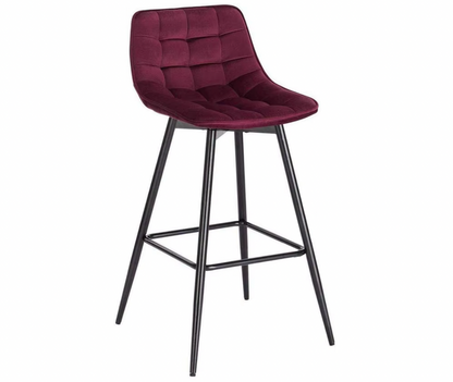 Chaise de Bar Velours Juta