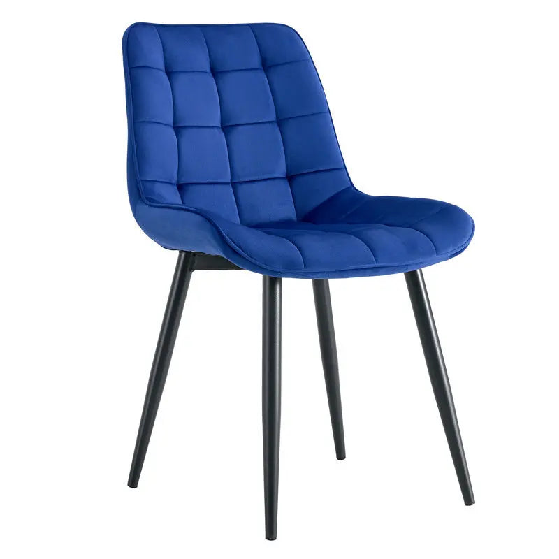 Chaise de salon moderne en velours