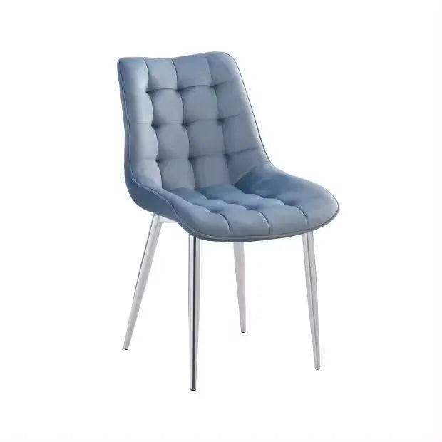 Chaise de salon moderne en velours