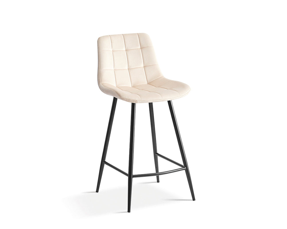 Chaises de bar en velours - Juta