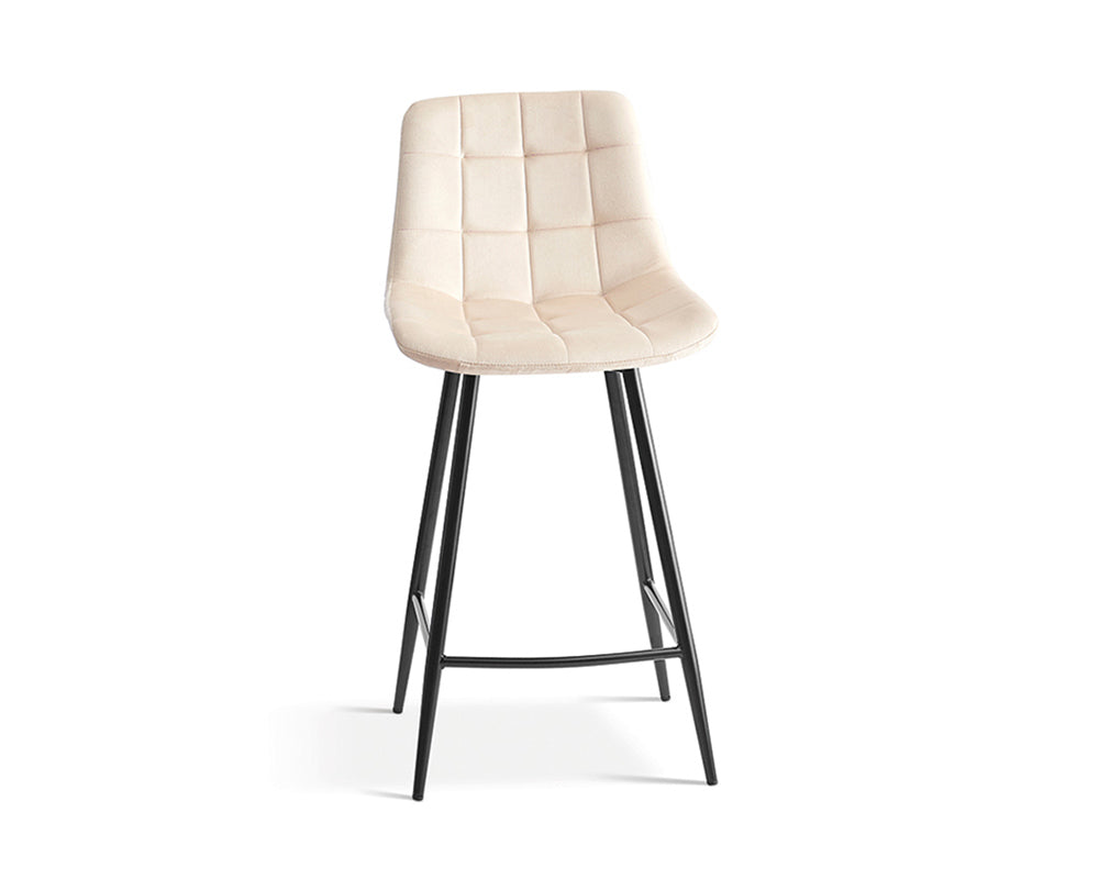 Chaises de bar en velours - Juta