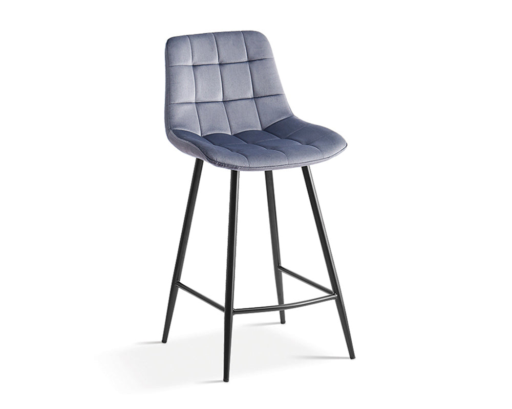 Chaises de bar en velours - Juta